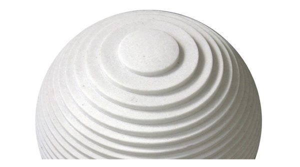 12" White Sandstone Garden Stone - Image 2