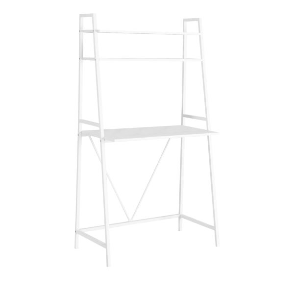 18" White Computer Desk - Image 2