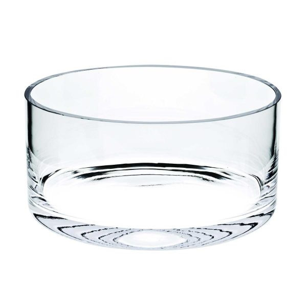 10" Mouth Blown Crystal European Made Crystal Bowl - Image 3