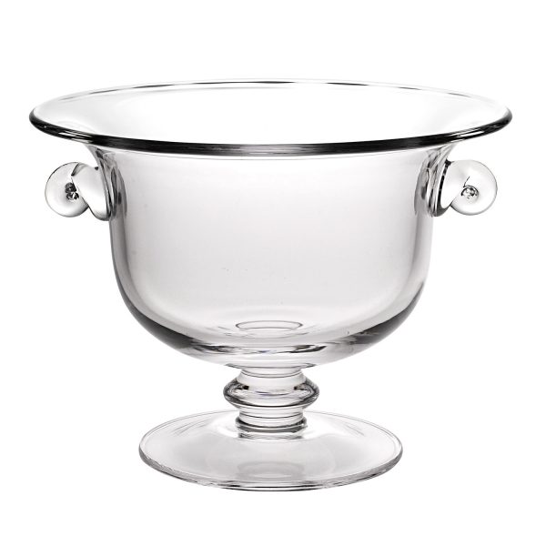 13 Mouth Blown Crystal Trophy Centerpiece Fruit Or Punchbowl - Image 3