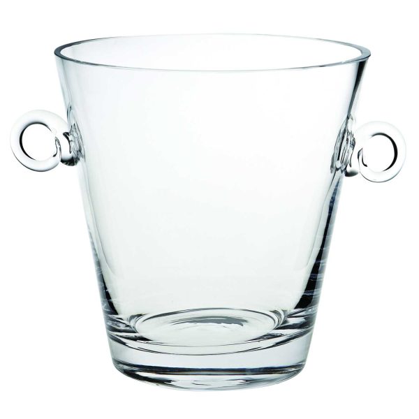8 Mouth Blown European Glass Ice Bucket Or Cooler - Image 3