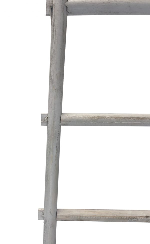 59" X 18" X 2" Grey Decorative Ladder Shelve - Image 3