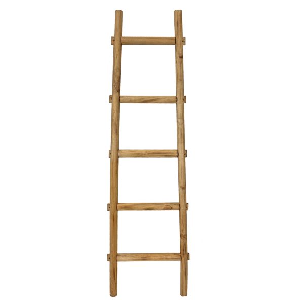 59" X 18" X 2"  Brown Decorative Ladder Shelve - Image 2