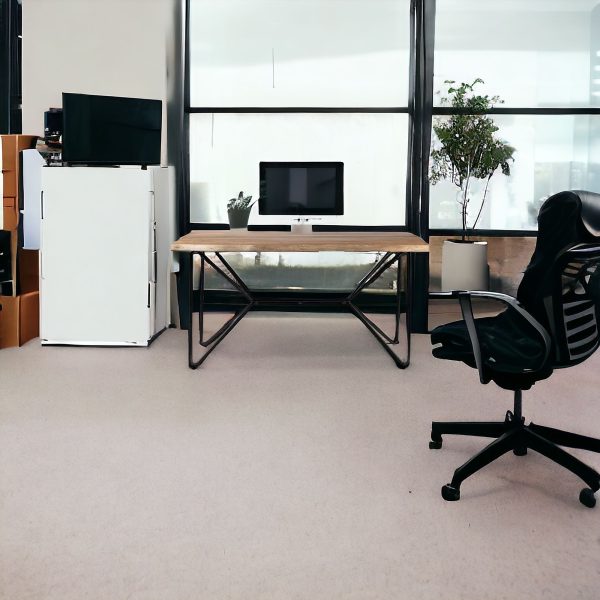 26" Brown and Black Writing Desk - Image 3
