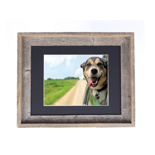 16X20 Rustic Black Picture Frame With Plexiglass Holder - Image 2