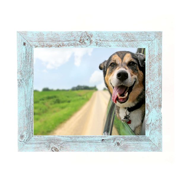 12"X14" Rustic Blue Picture Frame - Image 2
