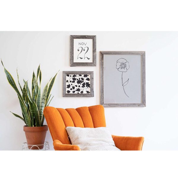 12"X13" Natural Weathered Grey Picture Frame - Image 2