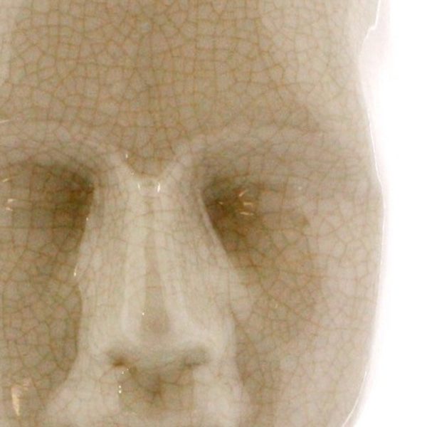 Jumbo White Ceramic Bust Sculpture - Image 3