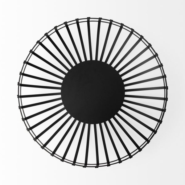 Set Of Two Black Metal Wire Decorative Bowls - Image 3