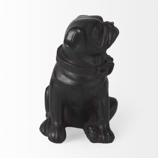 6" Brown Metal Dog Tabletop Sculpture - Image 3