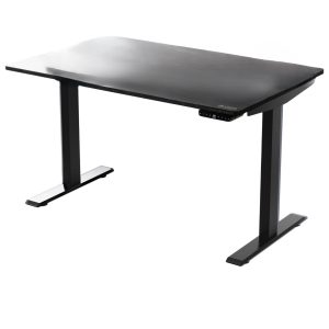 30" Adjustable Black Stainless Steel Computer Desk