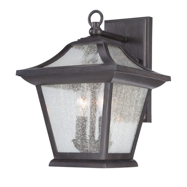 XL Matte Black Birdhouse Shape Outdoor Wall Light - Image 3