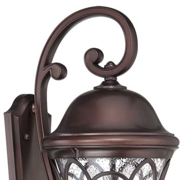 XL Bronze Tapered Goblet Wall Light - Image 3