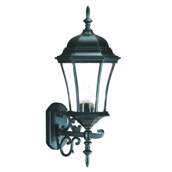 Matte Black Ornamental Carousel Lantern Wall Light - Image 3