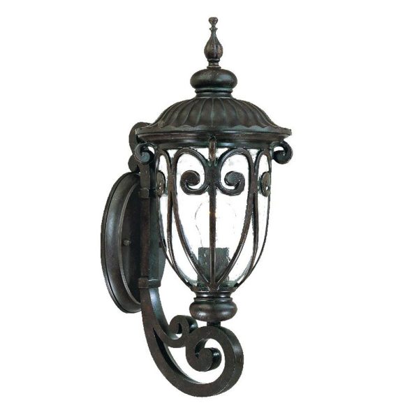 Traditional Dark Brown Wall Sconce - Image 3