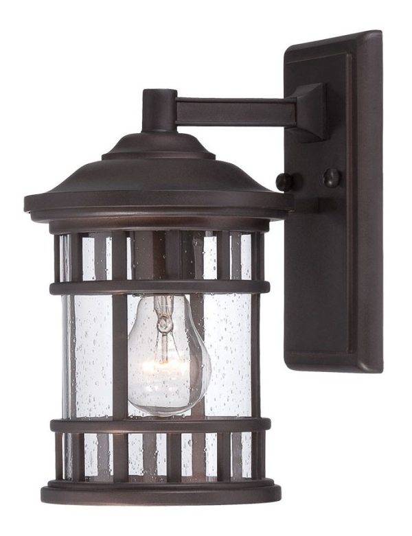 Antique Bronze Canister Wall Light - Image 3