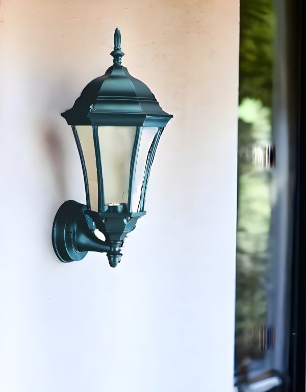 Matte Black Carousel Lantern Wall Light - Image 2