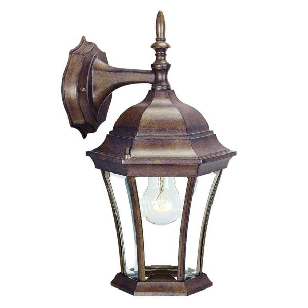 Dark Brown Hanging Carousel Lantern Wall Light - Image 3