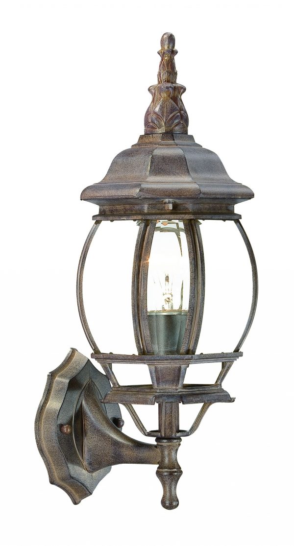 Dark Brown Glass Globe Wall Light - Image 3