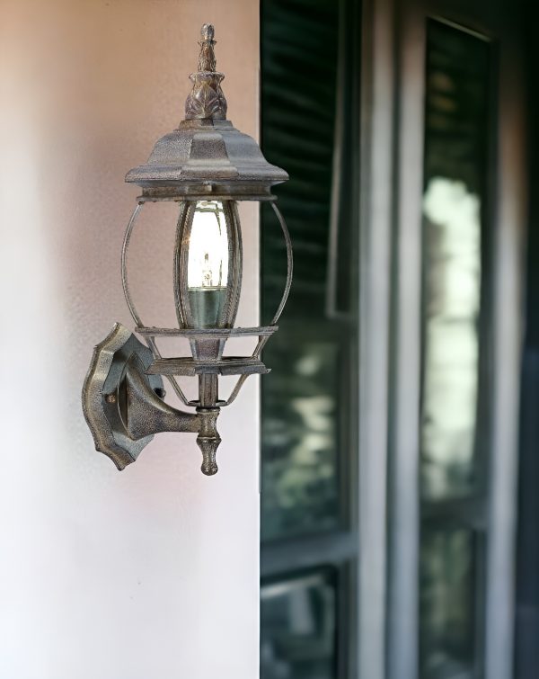 Dark Brown Glass Globe Wall Light - Image 2