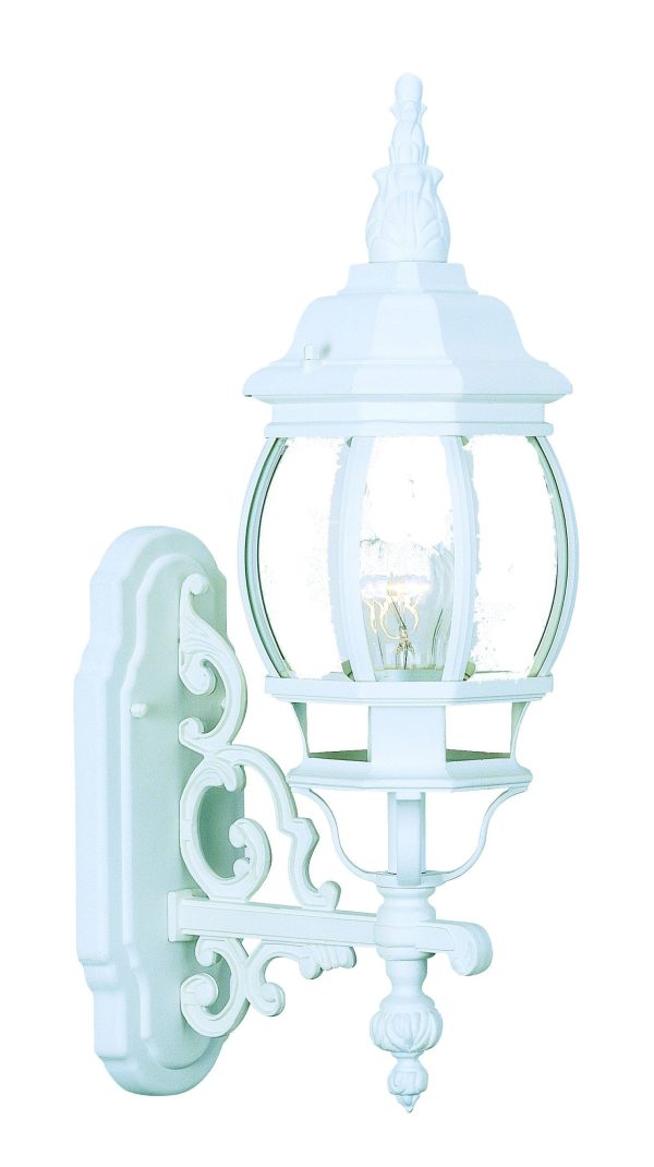 White Glass Globe Wall Light - Image 3