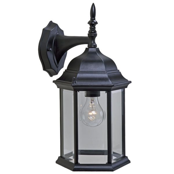 XL White Clear Glass Swing Arm Wall Light - Image 3