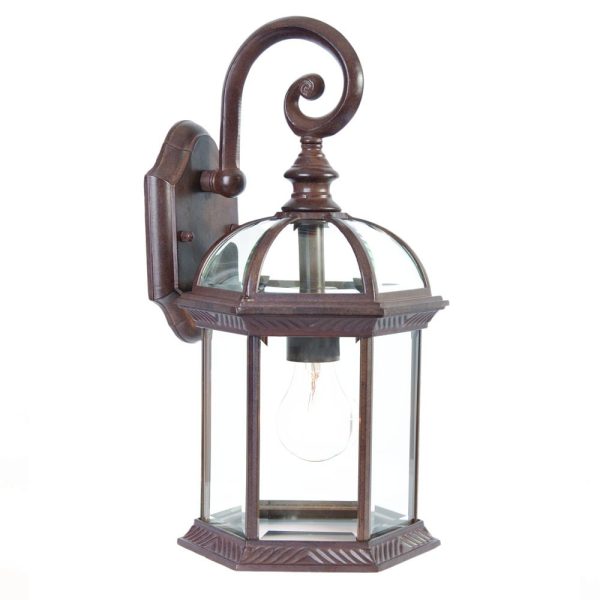 Dark Brown Eastern Lantern Wall Light - Image 2