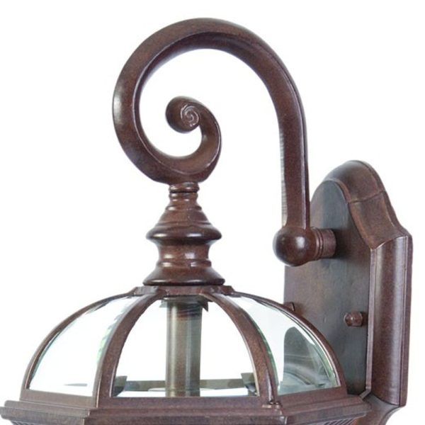Dark Brown Eastern Lantern Wall Light - Image 3