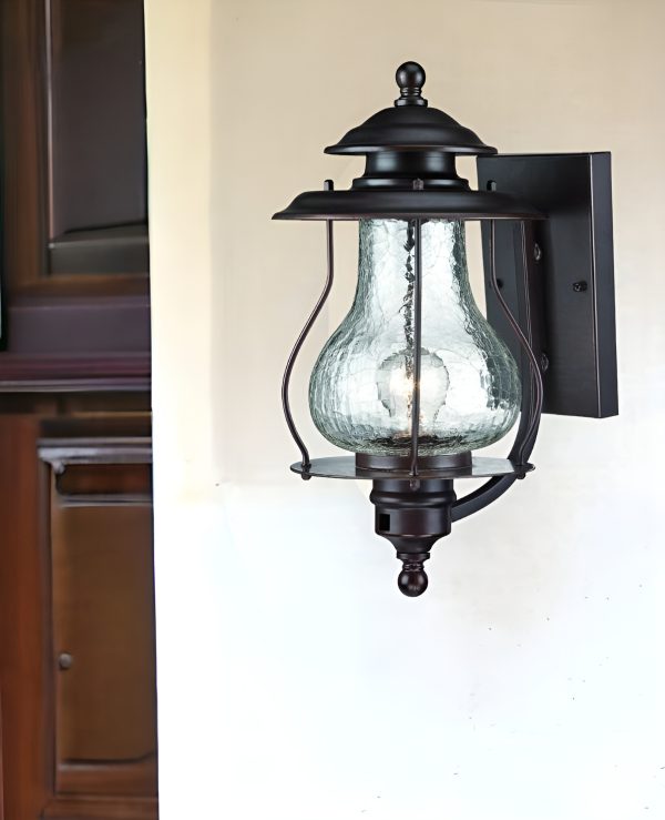 Antique Bronze Oil Lantern Hanging Light - Image 2