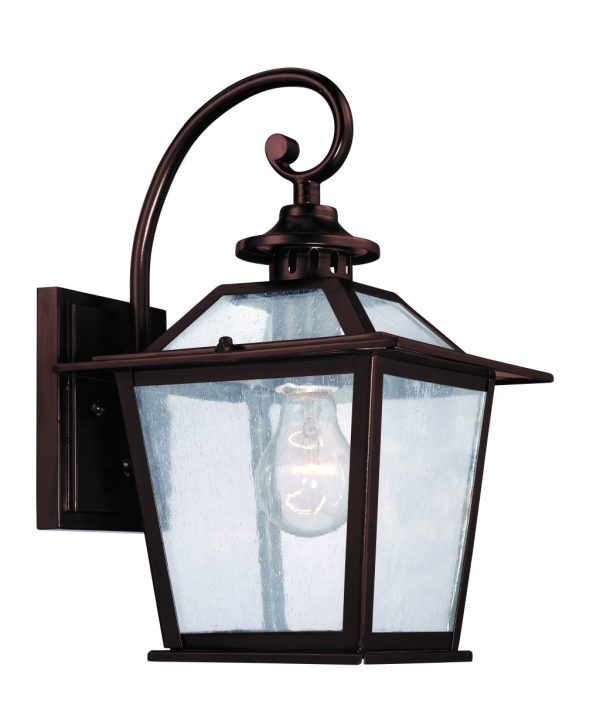 Antique Bronze Terrarium Shape Wall Light - Image 3
