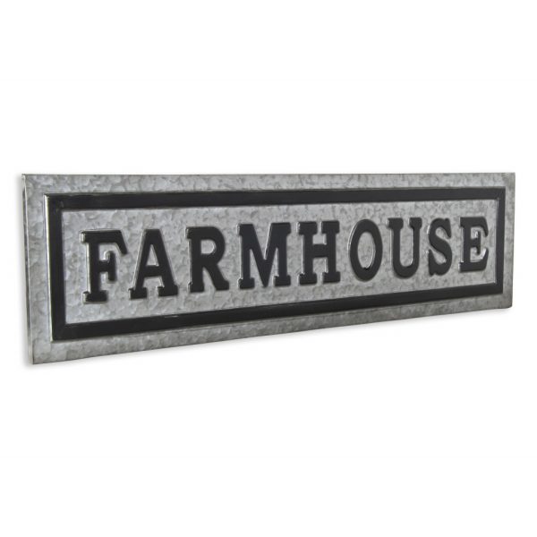 Galvanized Metal Farmhouse Wall Plate - Image 2