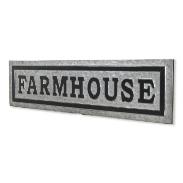 Galvanized Metal Farmhouse Wall Plate - Image 3