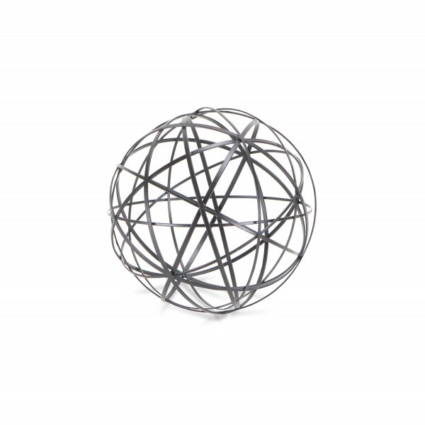 Black Metal Wire Decorative Sculpture - Image 3