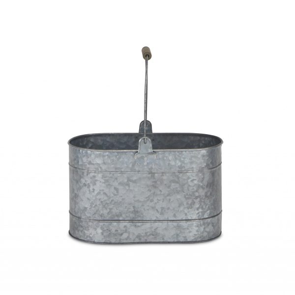 Farmhouse Galvanized Metal Bucket - Image 3