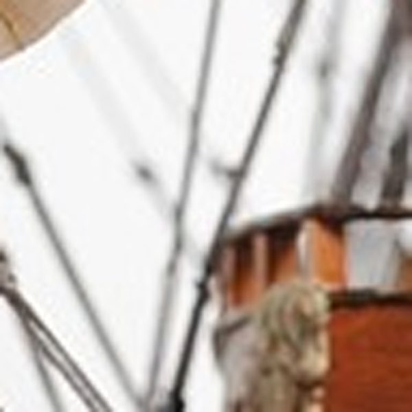 27" Wood Brown Solei Royal Medium Boat Hand Painted Decorative Boat - Image 2