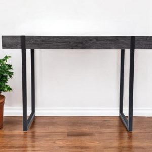 45" Black Writing Desk
