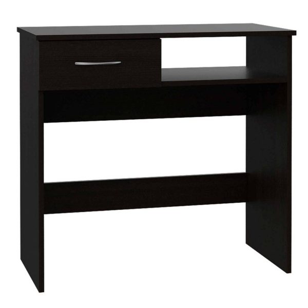 32" Black Computer Desk Desk and Bookshelf Set - Image 3
