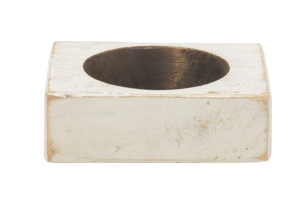 4" Wide Pillar Tabletop Pillar Candle Holder - Image 3