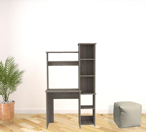 40" Light Gray Computer Desk - Image 2