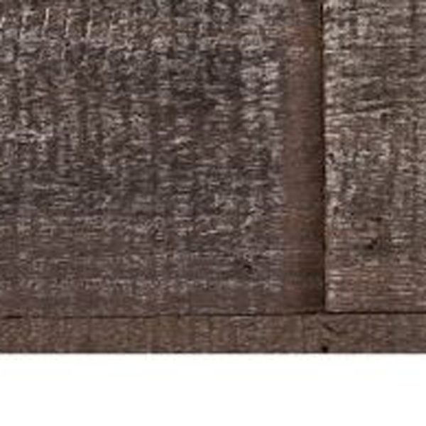 5" x 48" Thermo Treated Rustic Gray Brown Wood Wall Plank Set - Image 2