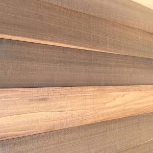 5" x 48" Thermo Treated Brown Rustic Wood Large Wall Plank Set