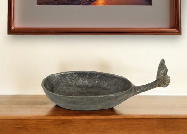 2" Bronze Iron Tabletop Dish Candle Holder - Image 2