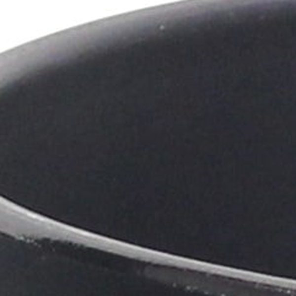7" Black Recycled Plastic Indoor Outdoor Round Pot Planter - Image 3