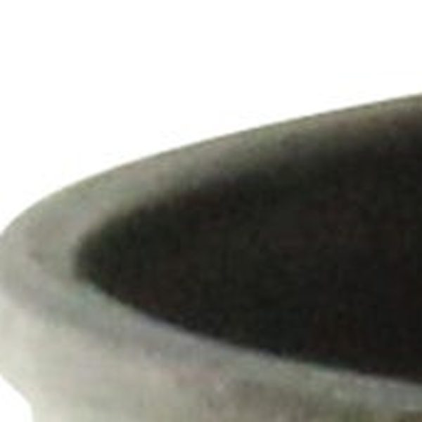 6" Gray Recycled Plastic Indoor Outdoor Round Pot Planter - Image 3