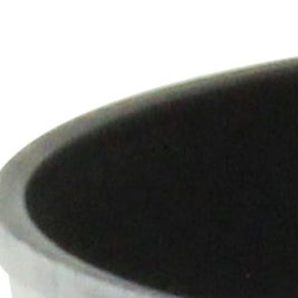6" Silver Recycled Plastic Indoor Outdoor Round Pot Planter - Image 3
