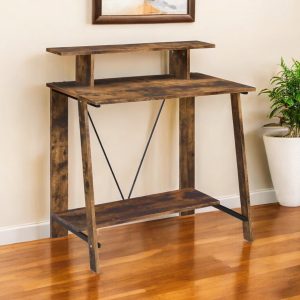 32" Brown Writing Desk