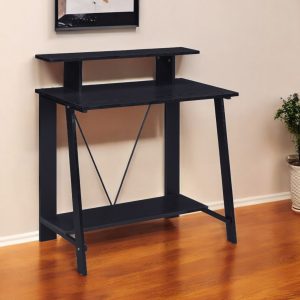 32" Black Writing Desk