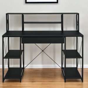 47" Black Computer Desk