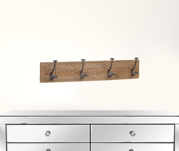 Brown Solid Wood Wall Decor