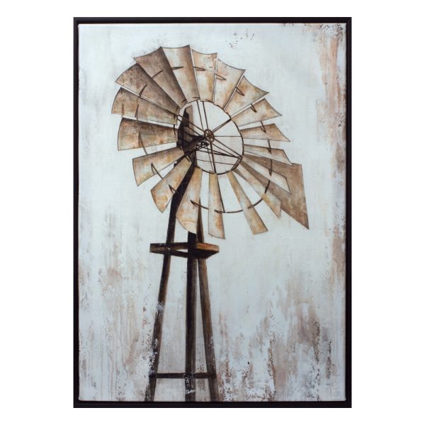 28" X 20" Black Brown and White Wood Framed Art - Image 2